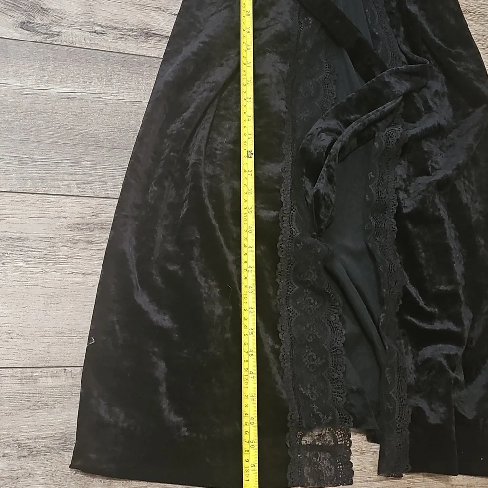Christian Dior Vintage 80s 90s Lace Trim Robe - Picture 7 of 13